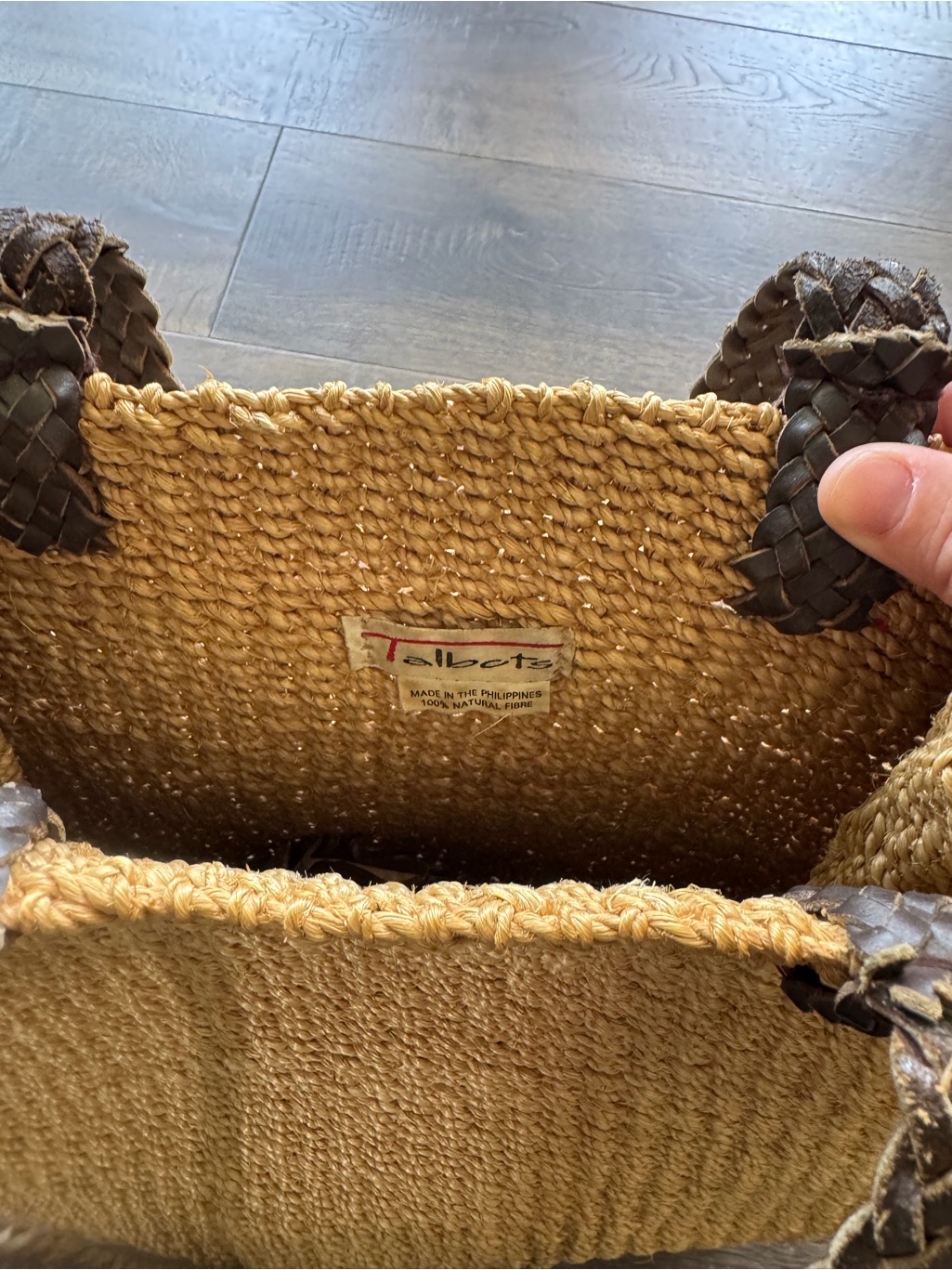 Talbots Woven Straw Shoulder Bag Purse — image 7 of 7